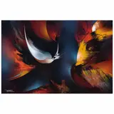 Fuego eterno by Leonardo Nierman, Acrílico sobre masonite, offered Aug 2023