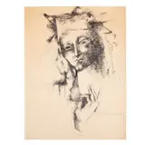 Federico Cantú Garza, Untitled, Tinta sobre papel, doble vista