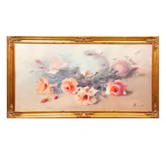 Flores by Navarro, Óleo sobre tela, offered Jul 2023