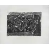 Gonzalo Rocha, Atorados, Grabado al aguafuerte y aguatinta 4 / 50