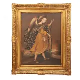 Anónimo, Árcangel San Rafael, Óleo sobre madera