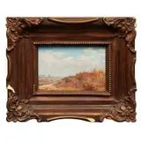 Paisaje by Isidro Martínez Colín, Óleo sobre madera, offered Jul 2023