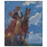 José Luis Bardasano Baos, Pareja a caballo