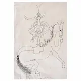 Juan Soriano, Untitled, Tinta sobre papel