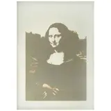 Mona Lisa #3 - Metallic on Vellum by Andy Warhol, Serigrafía, tiraje de 2500, offered Jun 2023