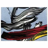 Roy Lichtenstein, Brushstrokes Poster, de la serie Brushstrokes prints, 1967, Serigrafía sin número de tiraje