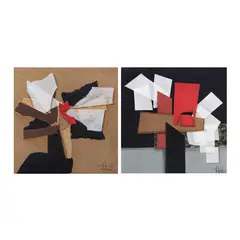 Untitled by Fitzia, Acrílico y collage sobre madera, offered Jun 2023
