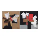 Fitzia, Untitled, Acrílico y collage sobre madera