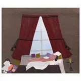 Montserrat Aleix, La ventana, Óleo sobre tela