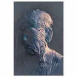 Ivan Alifan, Maska Skorbi (the mask), Óleo sobre tela