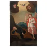 MÉXICO, SIGLO XIX by El Sueño de San José, Óleo sobre tela, offered Jun 2023