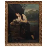 María Magdalena, SIGLO XIX, Óleo sobre tela