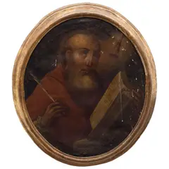 San Jerónimo, MÉXICO, FINALES DEL SIGLO XVIII, Óleo sobre tela