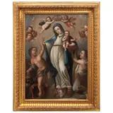 Virgen de la Luz, MÉXICO, PRINCIPIOS DEL SIGLO XIX, Óleo sobre tela