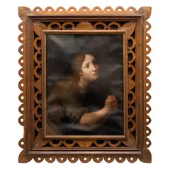 María Magdalena, MÉXICO, SIGLO XVIII, Óleo sobre tela