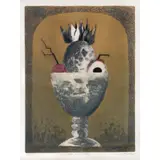 Pilar Castañeda, Copa de frutos, Grabado y gofrado 12 / 50