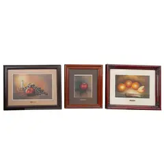 Frutos by Francisco Leyva, Pastel y óleo sobre papel, offered Jun 2023