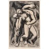 Alfredo Zalce, El rapto, 1969, Litografía 28 / 50