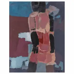 Enrique Echeverría, La mulata, Óleo sobre tela