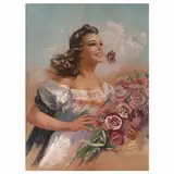 Eduardo Cataño, Amapolas mexicanas, Pastel sobre papel