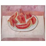 Gustavo Montoya, Las sandías, Óleo sobre tela