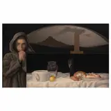 Santiago Carbonell, El rito, 2022, Óleo sobre tela