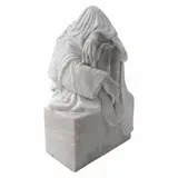 Figura que se esconde tras el advenimiento de su propia luz by Santiago Carbonell, Escultura en mármol, offered May 2023