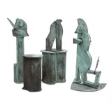 Gabriel Macotela, Sin título (conjunto escultórico), Esculturas en bronce