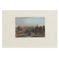 Adolphe Rouargue, México, Grabado acuareleado