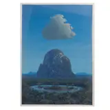 Carlos Rios, La nube, Acrílico y gouache sobre papel fabriano