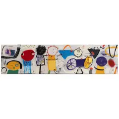 Martín Pacheco, Cabeza de Pulpo Man, 2021, Mixta sobre tela sobre madera