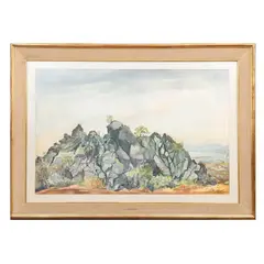 Ignacio Beteta, Sin título (paisaje), Acuarela sobre papel