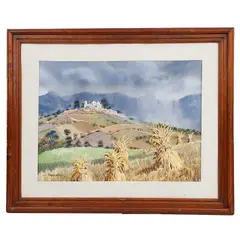 Luis Amendolla, Sin título (paisaje), Acuarela sobre papel