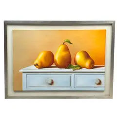 Peras by Antonino C, Óleo sobre tela, offered Apr 2023