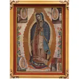 Virgen de Guadalupe Con Apariciones, MÉXICO, SIGLO XIX, Óleo sobre tela