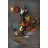 Eclipse by Leonardo Nierman, Acrílico sobre masonite, offered Apr 2023