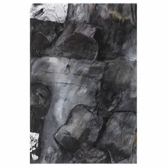 Perla Krauze, Déjame en tus ojos verme, 1990, Óleo, lápiz de grafito y mixta sobre tela