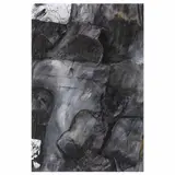 Perla Krauze, Déjame en tus ojos verme, 1990, Óleo, lápiz de grafito y mixta sobre tela