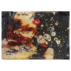 Ronald Mallory, Mistery A, 2014, Mixta sobre madera