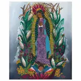 Julia Lopez, La Guadalupana, 2002, Óleo sobre tela