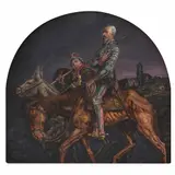 Jesús Helguera Ramos, Quijote, Óleo sobre tela sobre madera