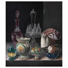 Bodegón by Benjamín Domínguez, Óleo sobre tela, offered Apr 2023