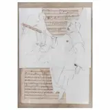 Carmen Parra, Untitled, Lápiz de grafito y collage sobre papel