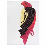 Carlos Amorales, Exotic ravens 01, 2006, Collage y tinta offset sobre papel