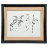 Rimbaud by Jose Luis Cuevas, Serigrafía en malla Trial proof, offered Apr 2023