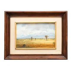Federico Tenorio, Paisaje, Óleo sobre tela