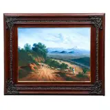 Alejandro Sánchez Ramos, Sin título (paisaje), Óleo sobre tela