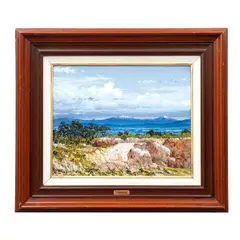 Sin título (paisaje) by Enrique Sanchez, Óleo sobre tela, offered Mar 2023
