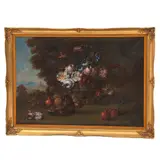 Anónimo, Sin título (naturalesa muerta), Óleo sobre tela