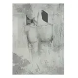 Roberto Cortazar, Sin título (torso masculino), Litografía P. A. 3